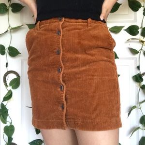Corduroy Skirt